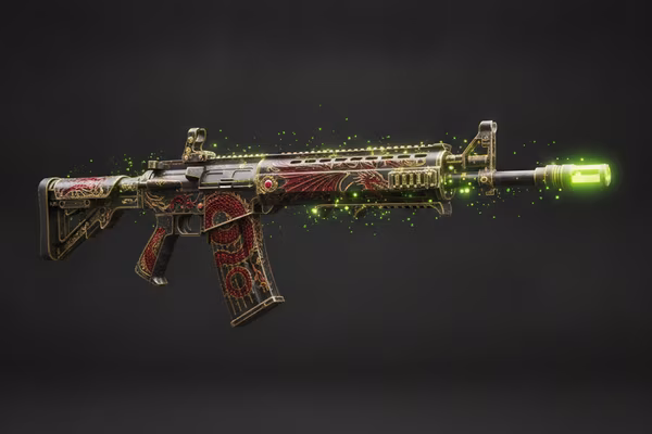 AK-47 Ruby Dragon skin