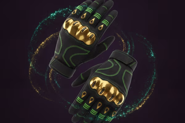 Gilded Gloves wrap skin